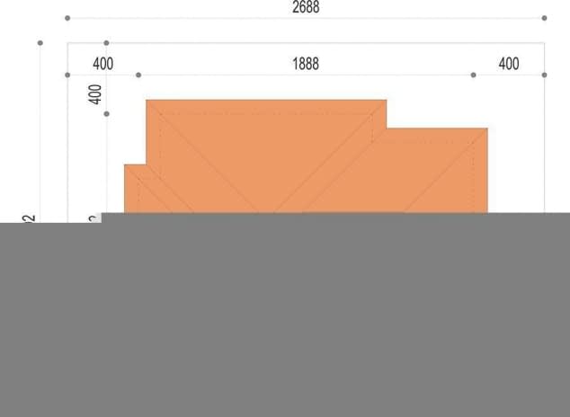 Rzut projektu Szeherezada N 2G - Usytuowanie na działce
