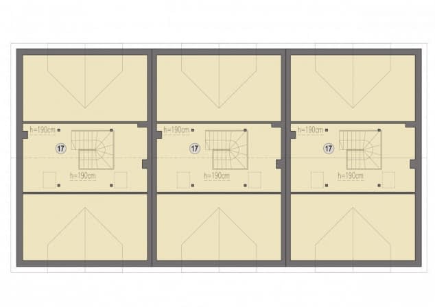 Rzut projektu Miramar C - Strych