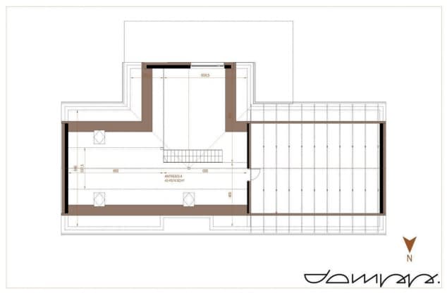 Rzut projektu HOUSE 37 - Rzut poddasza