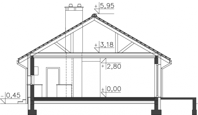 Rzut projektu Phoenix (LMB123) - Przekrój