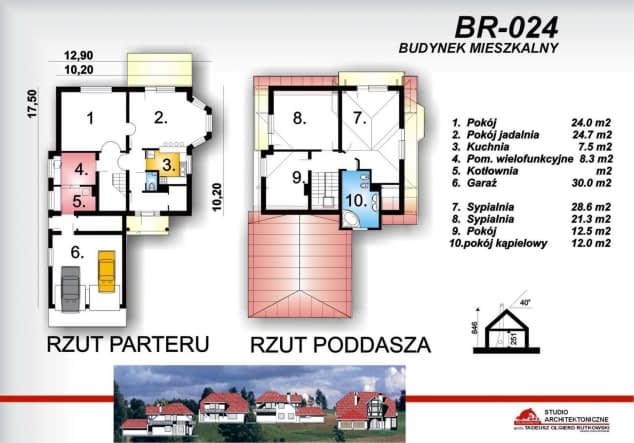 Rzut projektu BR-024 - Rzut