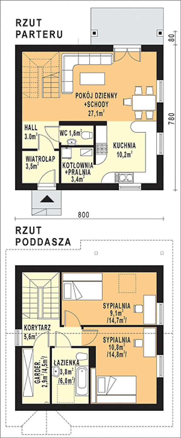 Rzut projektu WB-3387_I_ETAP - Parter