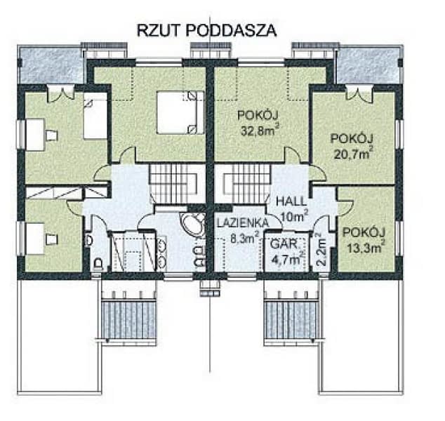 Rzut projektu WB-3390 - 