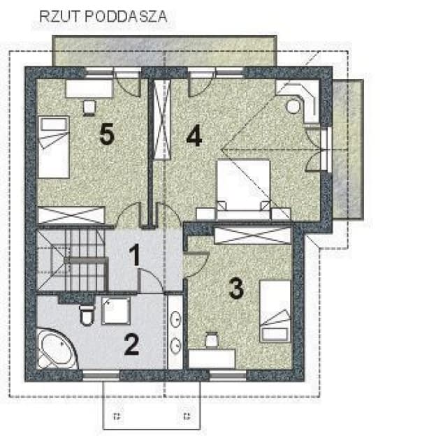 Rzut projektu WB-3902 - 