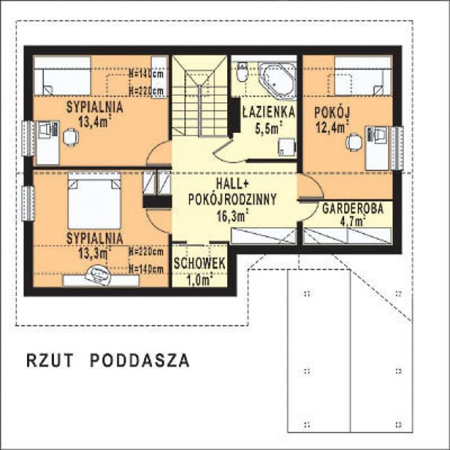 Rzut projektu WB-3402 - 