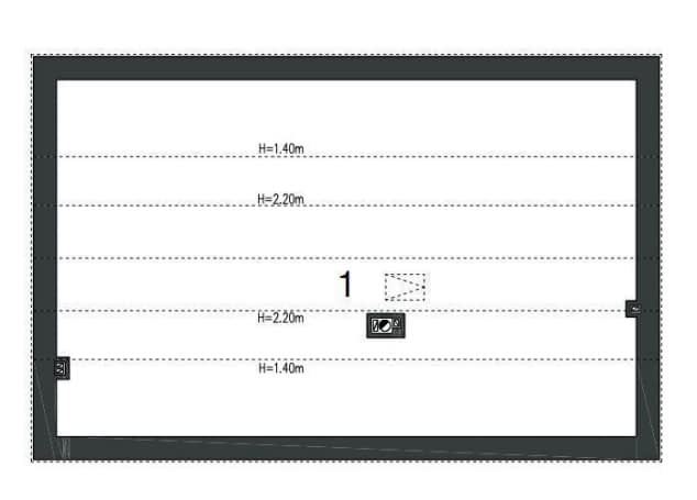 Rzut projektu EG-107 - Rzut poddasza