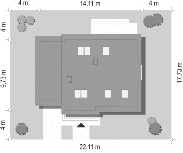 Rzut projektu Bryza - sytuacja