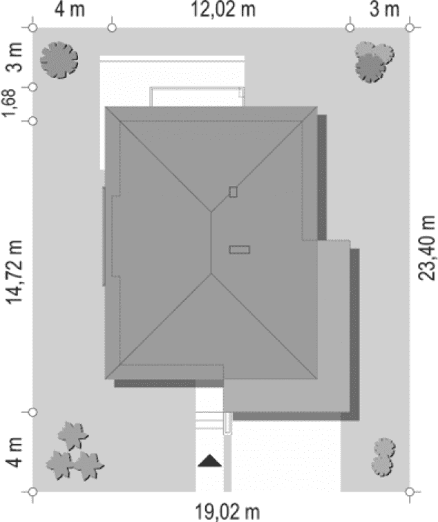 Rzut projektu Helios - sytuacja