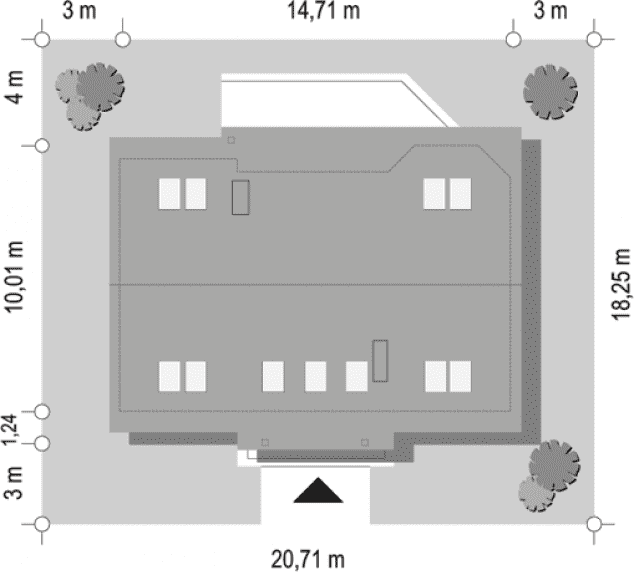 Rzut projektu Iskierka - sytuacja