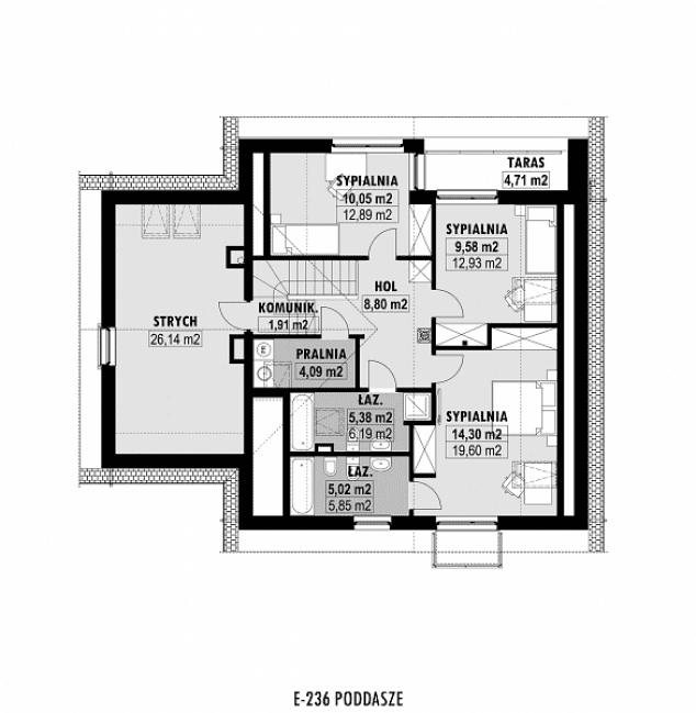 Rzut projektu E-236 -  