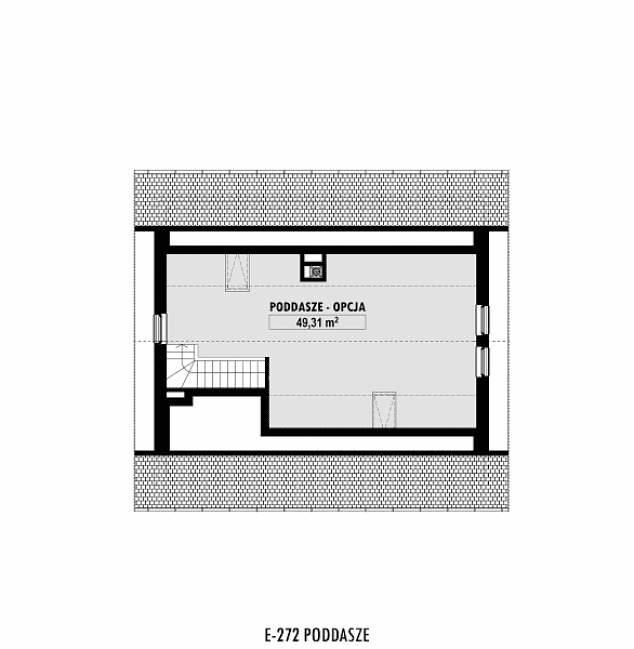 Rzut projektu E-272 -  