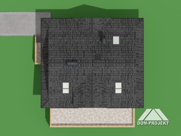 Rzut projektu jaworzynka dw 5 - Sytuacja