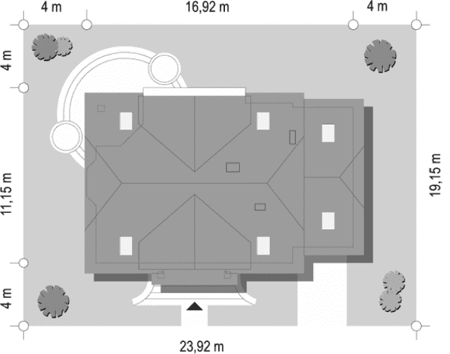 Rzut projektu Fokus - sytuacja