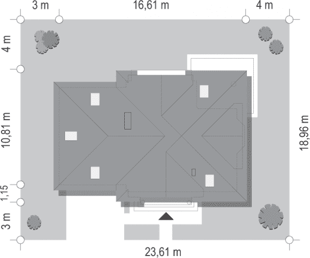 Rzut projektu Julka - sytuacja