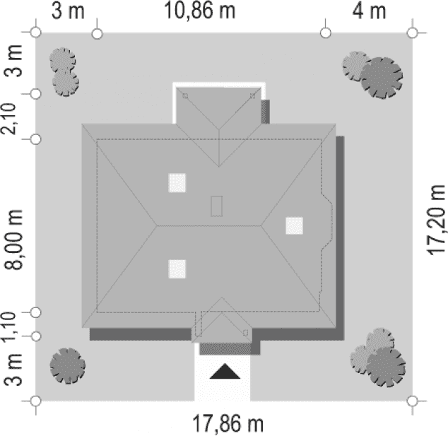 Rzut projektu Klejnot - sytuacja