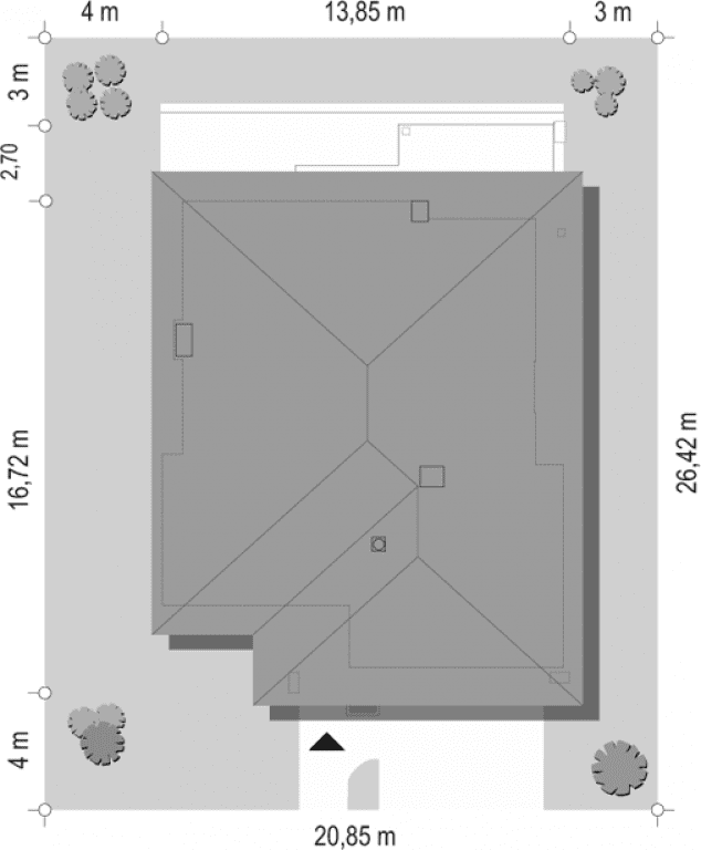 Rzut projektu Oceanic - sytuacja