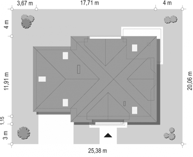 Rzut projektu Romeo - sytuacja
