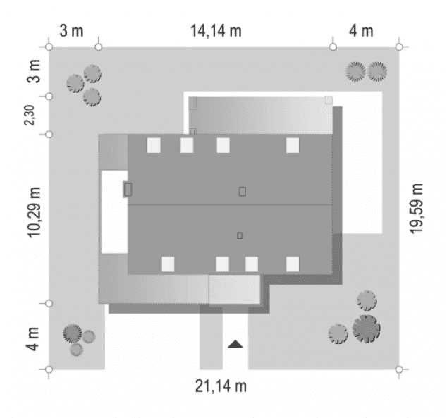 Rzut projektu Fokstrot - sytuacja