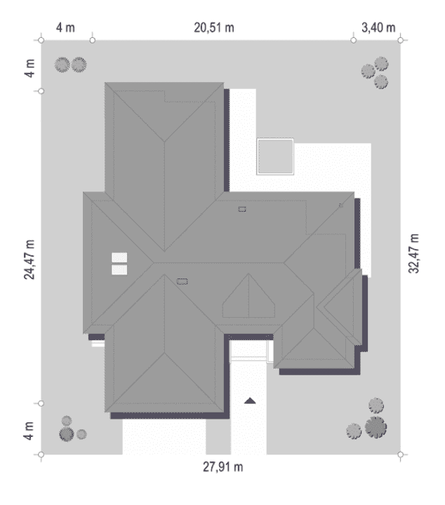 Rzut projektu Wyjątkowy - sytuacja