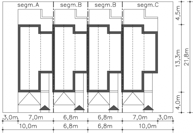 Rzut projektu Lakeland (DCS19) - Usytuowanie na działce