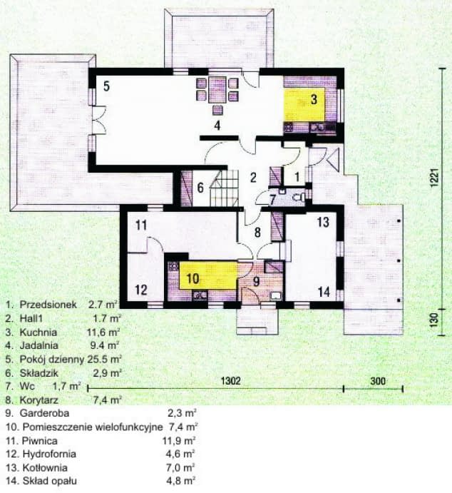 Rzut projektu WB-3324 - 