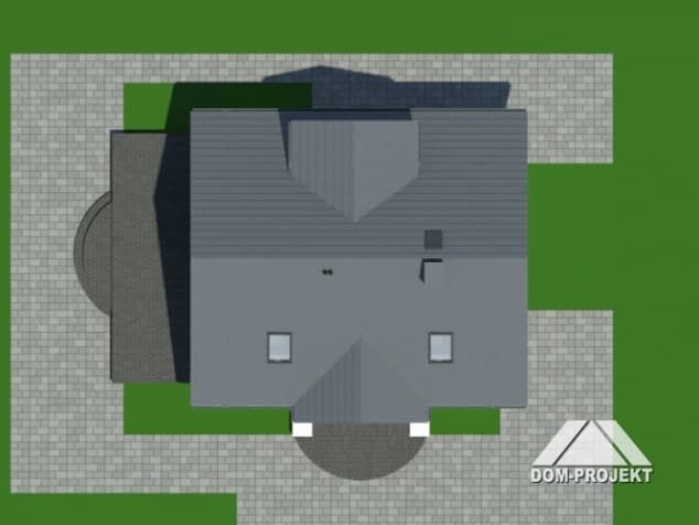 Rzut projektu cisna - Sytuacja