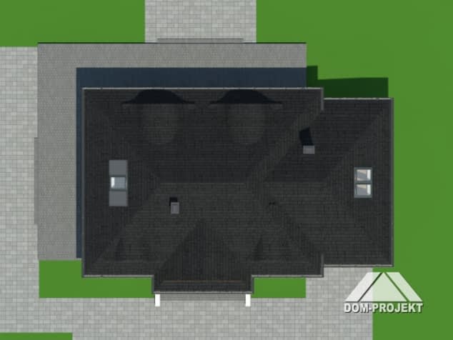 Rzut projektu chmielniki m1 - Sytuacja