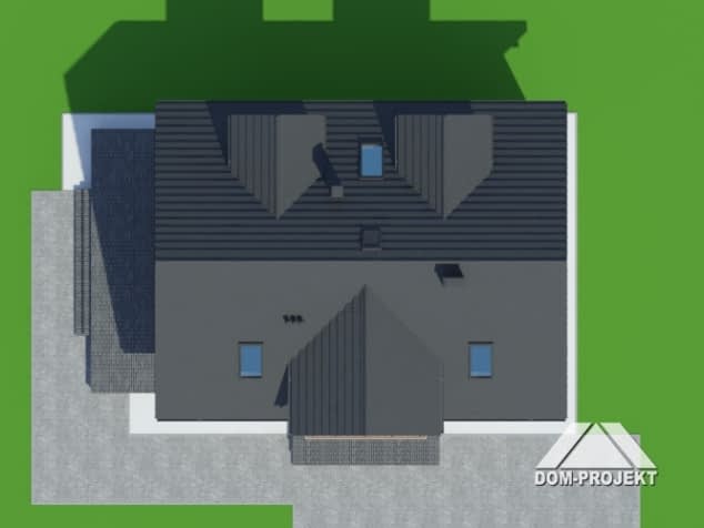 Rzut projektu karowice m1x - Sytuacja