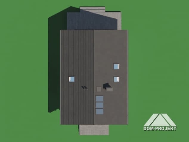 Rzut projektu gronów aa 70 - Sytuacja