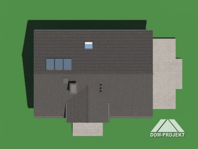 Rzut projektu modrowo aa 70 dws - Sytuacja