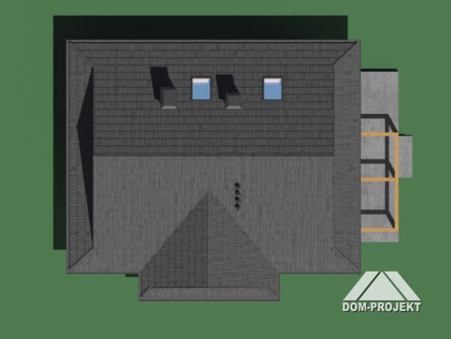 Rzut projektu zawoja 14 dw - Sytuacja