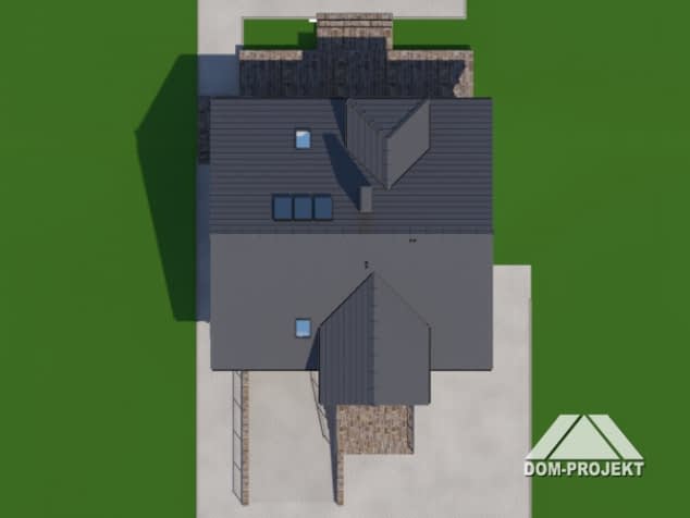 Rzut projektu brzozów 7 - Sytuacja