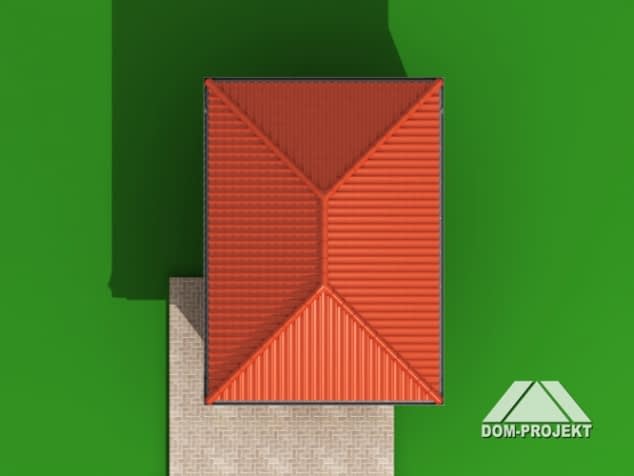 Rzut projektu garaż G 1 (01) - Sytuacja