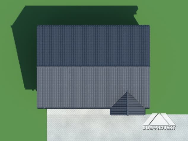 Rzut projektu garaż GDS 2 (03L) - Sytuacja