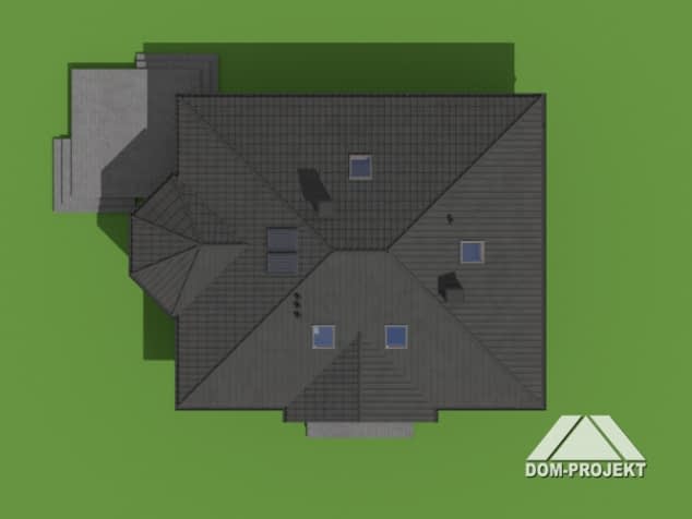 Rzut projektu zadębie średnie 3a - Sytuacja