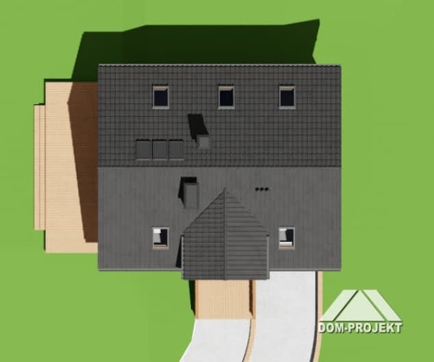 Rzut projektu jaworki 9 - Sytuacja