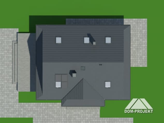 Rzut projektu jurgów średni 33 dws - Sytuacja