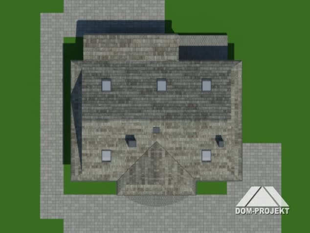 Rzut projektu jurgów średni 5 dw - Sytuacja