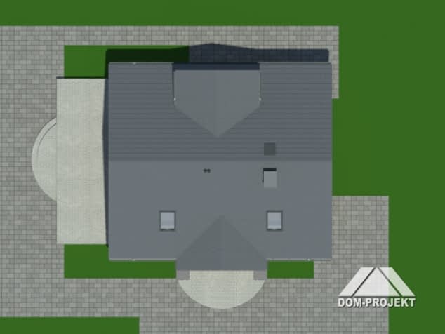 Rzut projektu cisna dw - Sytuacja