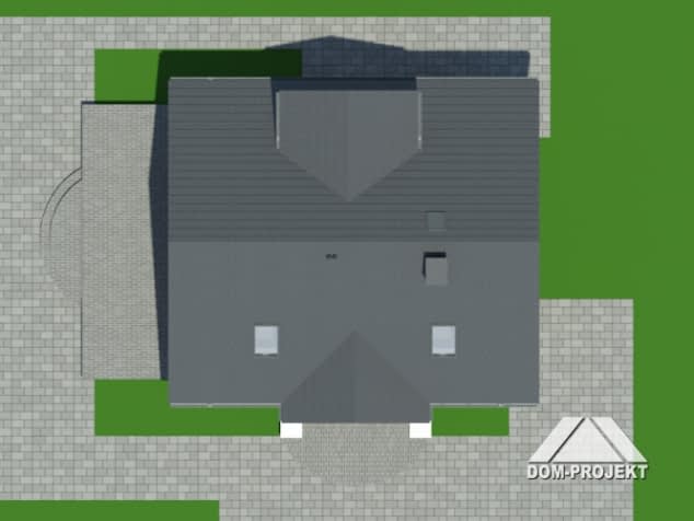 Rzut projektu cisna x dw - Sytuacja