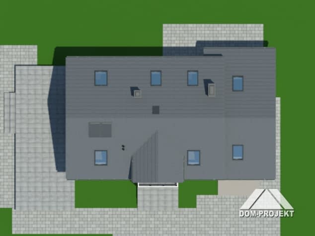 Rzut projektu działoszyce 5 - Sytuacja