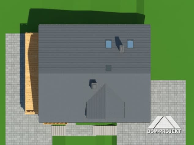 Rzut projektu osiek dw 95 - Sytuacja