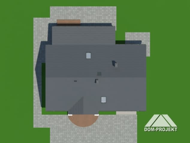 Rzut projektu cisna mt 11 - Sytuacja