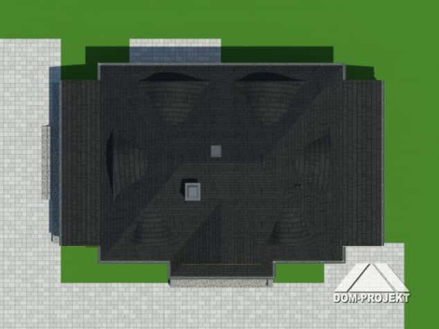 Rzut projektu chmielniki małe dw 37 - Sytuacja