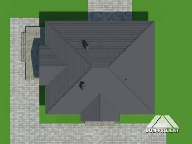 Rzut projektu dębina m9 - Sytuacja