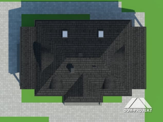 Rzut projektu chmielniki małe dw 11 rx - Sytuacja