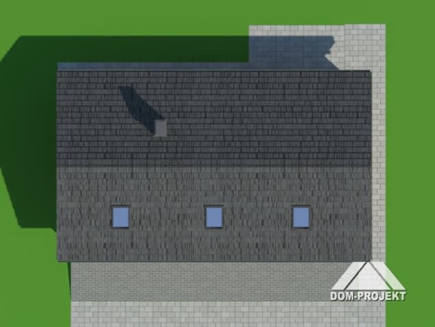 Rzut projektu budynek gospodarczy bg-4 - Sytuacja