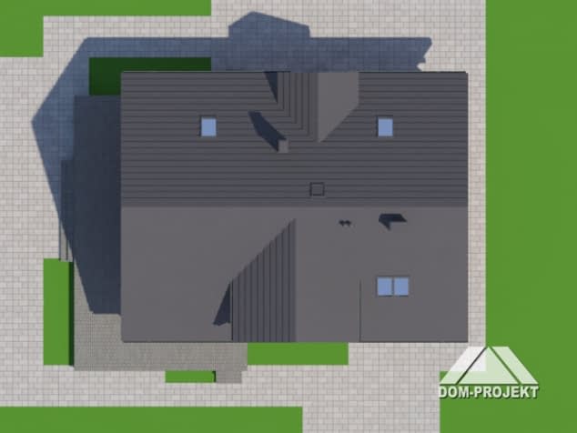 Rzut projektu bolesławice 15 dw - Sytuacja