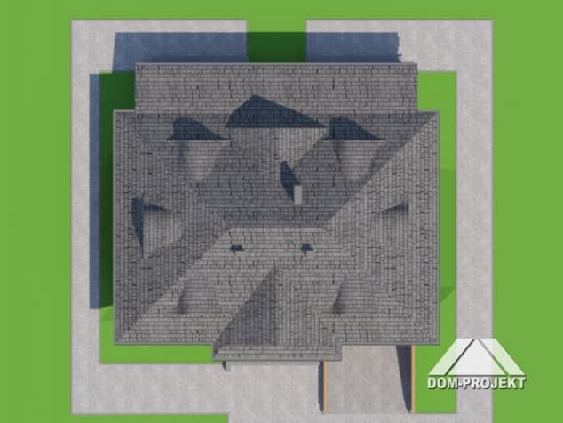 Rzut projektu chmielniki dws 39 - Sytuacja