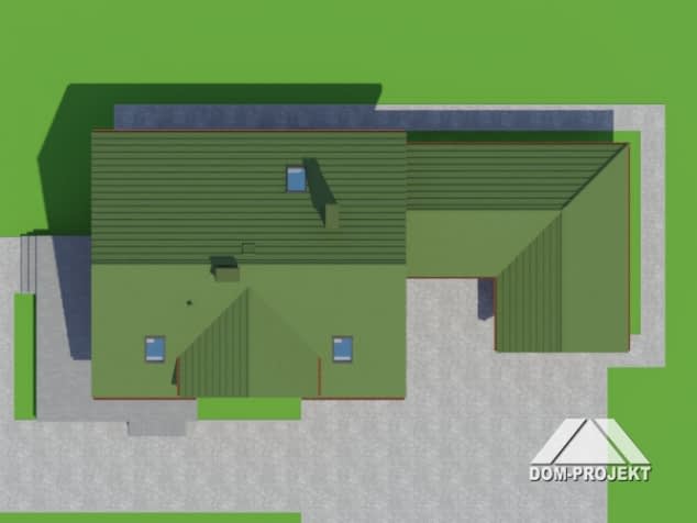 Rzut projektu bolesławice 26 dw - Sytuacja